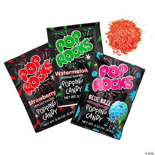 3 oz. Pop Rocks&amp;#174; Assorted Fruit-Flavored Hard Candy Pouches - 12 Pc.