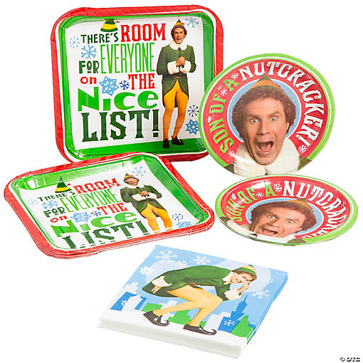 32 Pc. Buddy the Elf&amp;#8482; Disposable Tableware Kit for 8 Guests