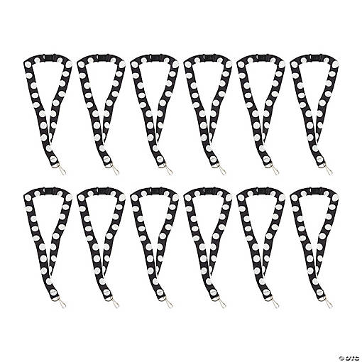 34" Volleyball Pattern Polyester Breakaway Lanyards &amp;#8211; 12 Pc.    