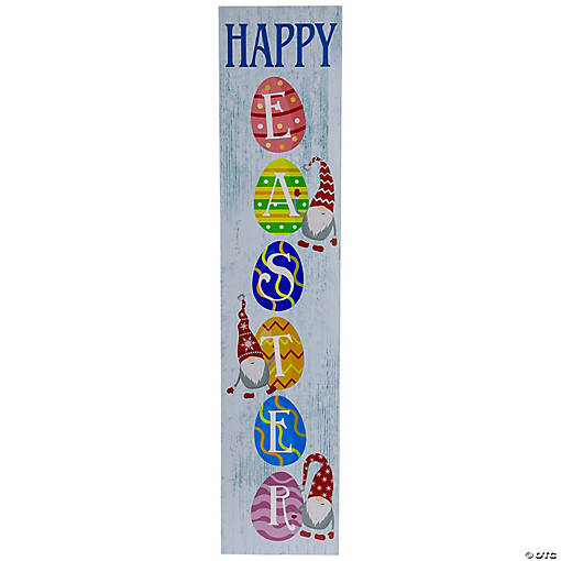 35.75" Happy Easter Eggs Spring Wall Sign