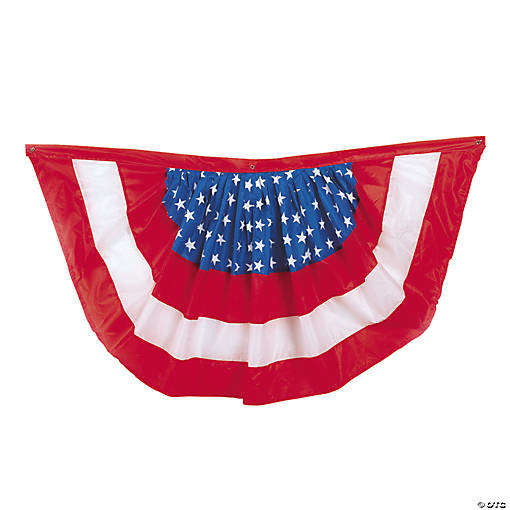 39" x 22" Polyester Patriotic Bunting