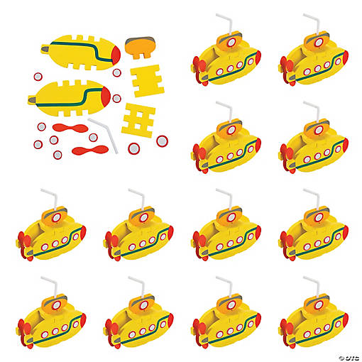3D Floating Submarine Craft Kit - Makes 12