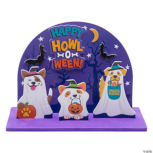 3D Ghost Dog Scene Craft Kit - Makes 12