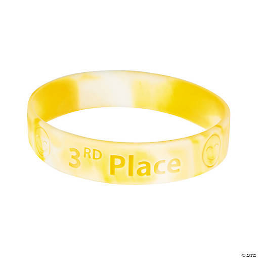 3rd Place Rubber Bracelets