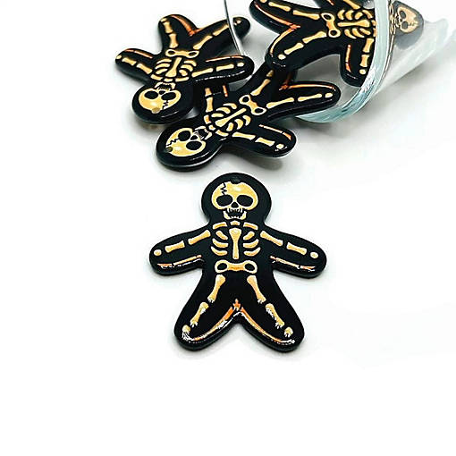 4 Pcs Christmas Gingerbread Man Charms
