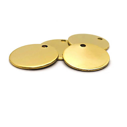 4 Pcs Gold Plated Stamping Tag Blanks