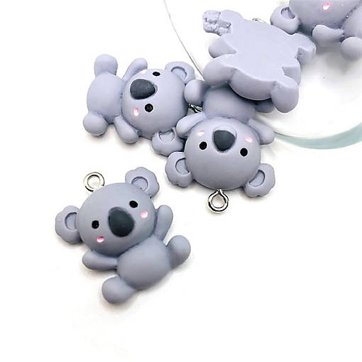 4 Pcs Koala Bear Charms