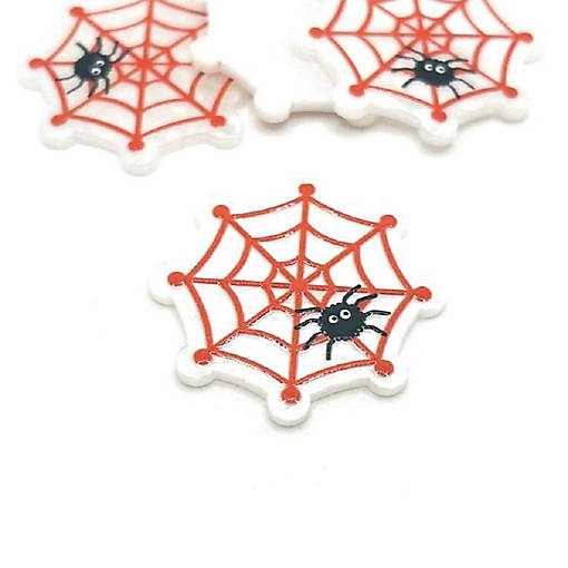 4 Pcs Spider Web Halloween Charms