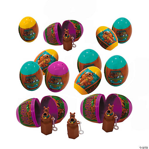 4" Scooby-Doo!&amp;#8482; Bubble Bottle-Filled Jumbo Easter Eggs - 12 Pc.