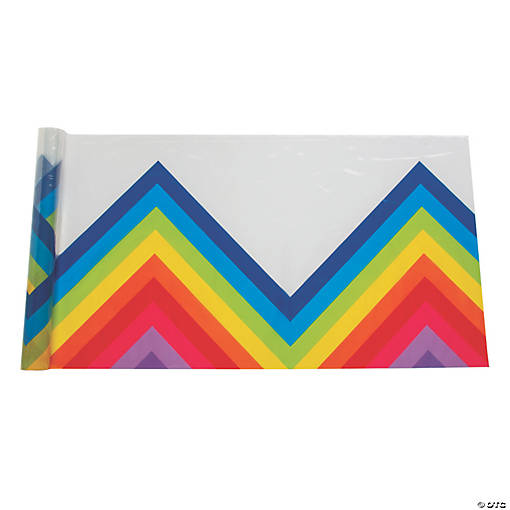 40 Ft. Rainbow Pattern Bunting Roll