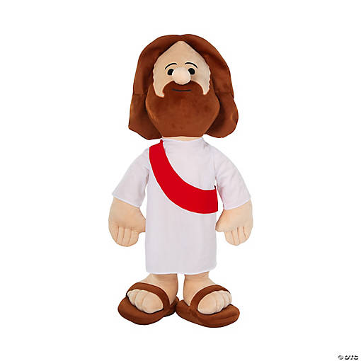 40" Large Stuffed Jesus with Sash