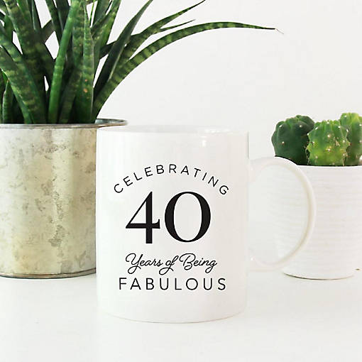 40 Years Awesome Ceramic Mug