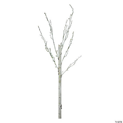 44" Gray Distressed Finish Artificial Crafting Display Tree Trunk