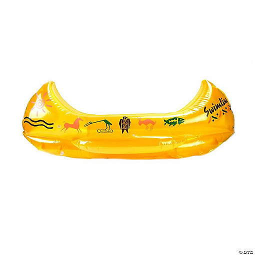 48" Inflatable Kiddy Canoe Swimming Pool Float