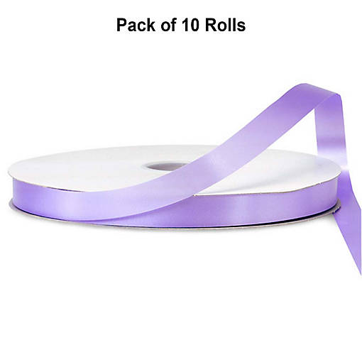 5/8"x100 yard Lavender Polyester Satin Gift Ribbon