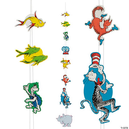 5 Ft. Dr. Seuss&amp;#8482; Ceiling Decorations - 4 Pc.