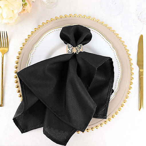 50 pcs 20" Polyester Napkins Table Wedding Party Reception Decorations 