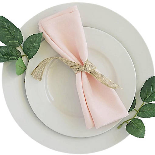 50 pcs 20" Polyester Napkins Table Wedding Party Reception Decorations 