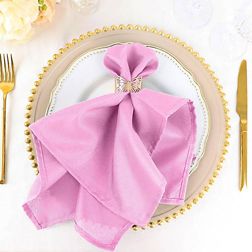 50 pcs 20" Polyester Napkins Table Wedding Party Reception Decorations 