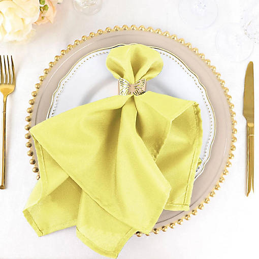 50 pcs 20" Polyester Napkins Table Wedding Party Reception Decorations 