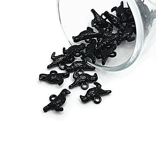 50 Pcs Halloween 3D Black Ravens Crows
