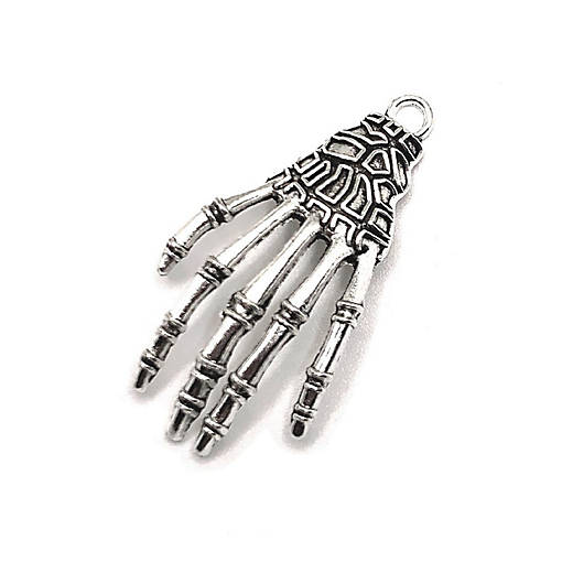 50 Pcs Halloween Skeleton Hand Pendants