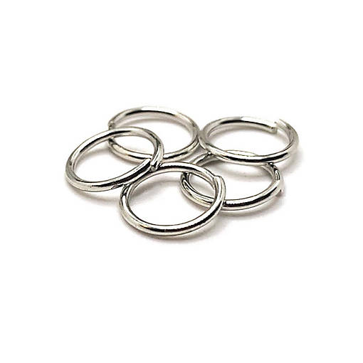 500 Pcs 10mm Antique Silver Jump Ring
