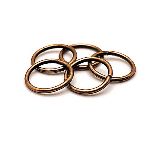 500 Pcs 10mm Copper Jump Rings