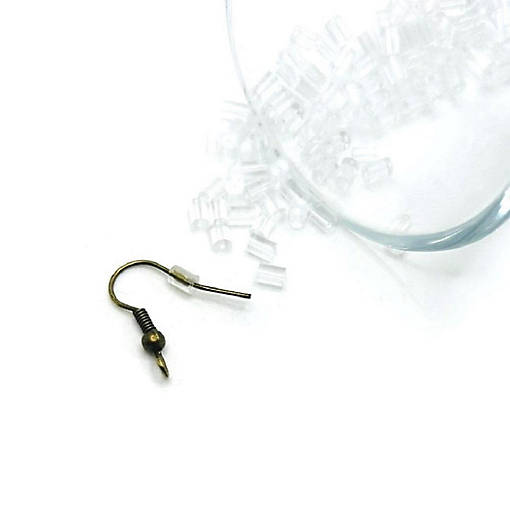 500 Pieces Clear Earring Stopper Backs