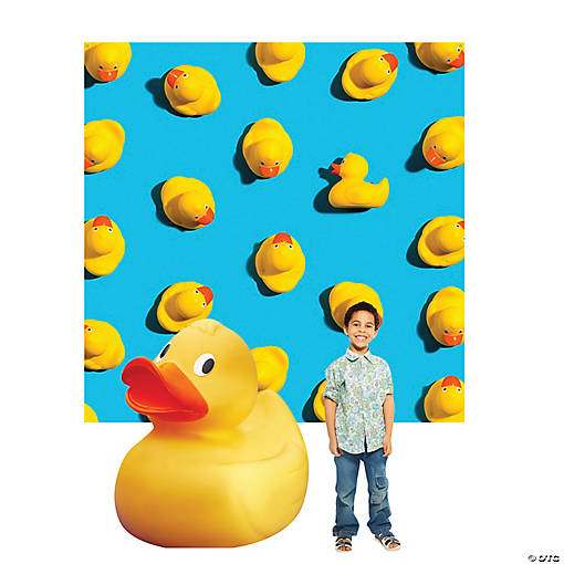 52" - 72" Yellow Rubber Duck Backdrop Kit - 2 Pc.