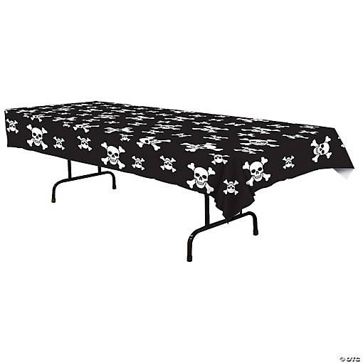 54" x 108" Plastic Pirate Table Cover