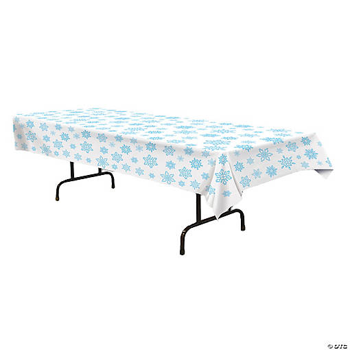 54" x 108" Snowflake Table Cover