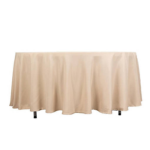 6 pcs 108" Round Premium Polyester Tablecloths Wedding Party Table Linens 