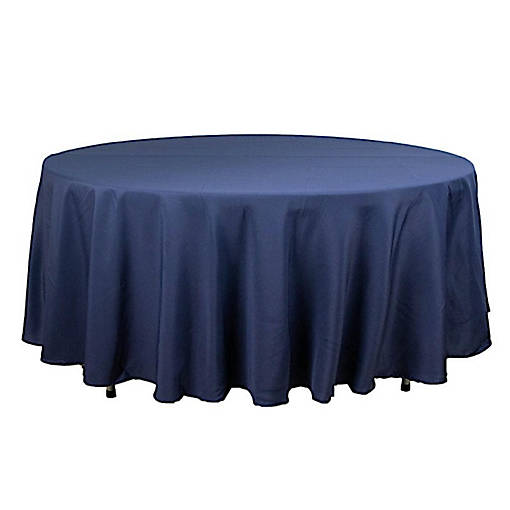 6 pcs 108" Round Premium Polyester Tablecloths Wedding Party Table Linens 