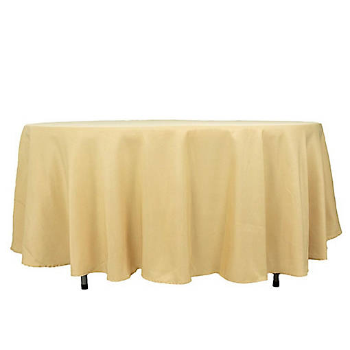 6 pcs 108" Round Premium Polyester Tablecloths Wedding Party Table Linens 