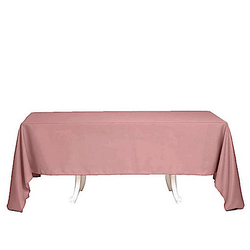 6 pcs 60x102" Polyester Rectangular Tablecloths Party Wedding Table Linens 
