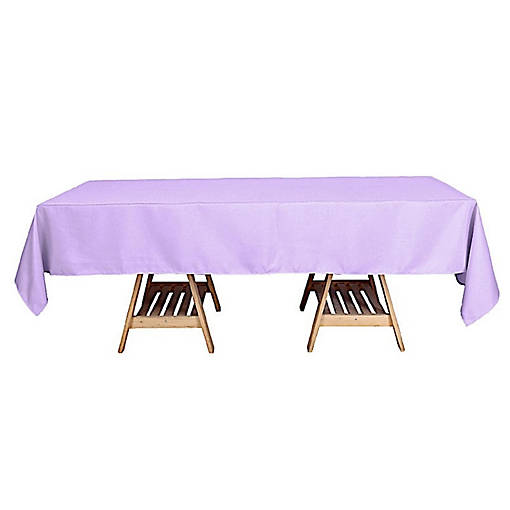 6 pcs 60x102" Polyester Rectangular Tablecloths Party Wedding Table Linens 