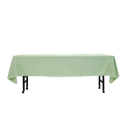 6 pcs 60x102" Polyester Rectangular Tablecloths Party Wedding Table Linens 