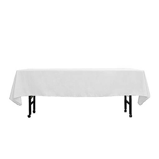 6 pcs 60x102" Polyester Rectangular Tablecloths Party Wedding Table Linens 