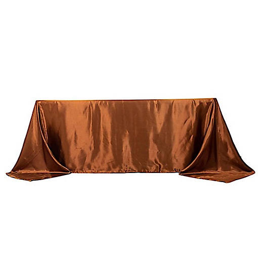 6 pcs 90x132" SATIN Rectangular TABLECLOTHS Wedding Party Catering Decorations