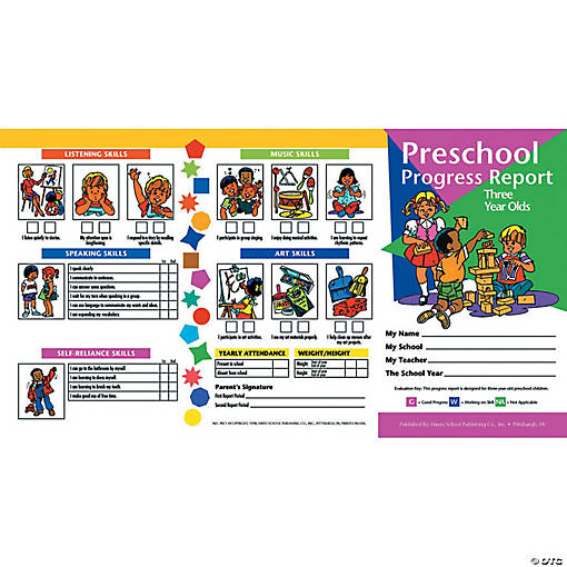 (6 Pk) Progress Reports Pk Age 3