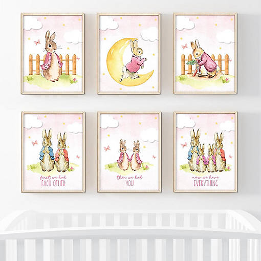 6Pc Peter Rabbit Girls Twin First We Had