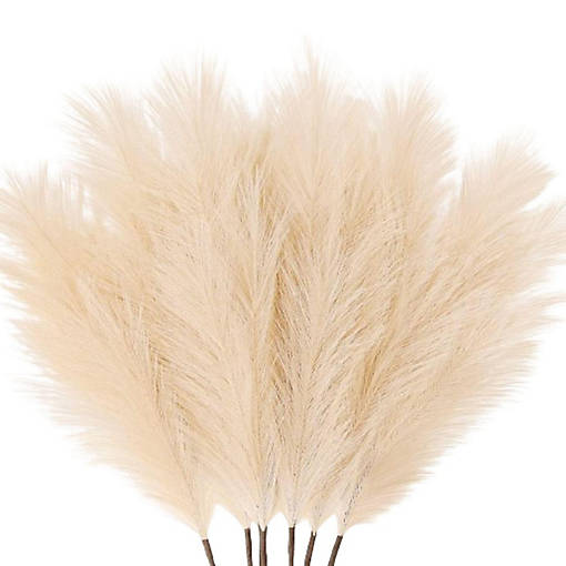 7-Pcs Beige Pampas Grass Boho Decor