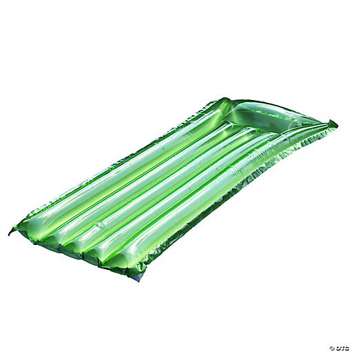 72" Inflatable Green Reflective Sun tanner Pool Float