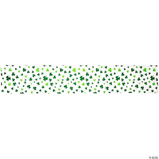 72" Shamrock St. Patrick's Day Table Runner