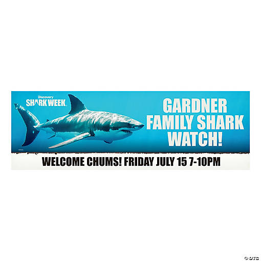 72" x 23" Discovery Shark Week&amp;#8482; Custom Banner - Medium