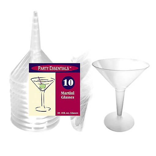 8 oz. Clear Martini Glasses