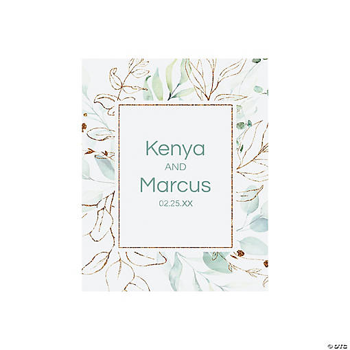 8" x 10" Personalized Eucalyptus Sign