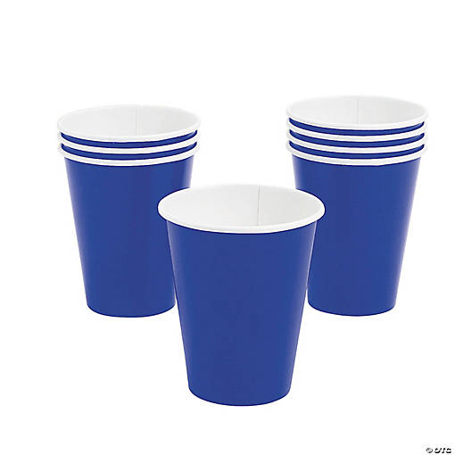 9 oz. Solid Color Disposable Paper Cups - 24 Ct.
