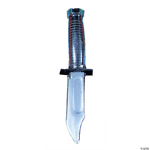 9" Plastic Survival Knife Costume Accessory